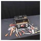 CRAFTSMAN 16" TOOLBOX FILLED WITH TOOLS