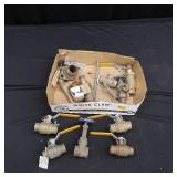 LOT OF BALL VALVES AND MISCELLANEOUS VALVES