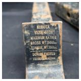 KUBOTA HITCHES ~LOT OF 3