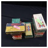 VINTAGE AMMUNITION BOXES WITH SHELL CASINGS