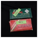 VINTAGE AMMUNITION BOXES WITH SHELL CASINGS