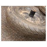 Lot of (2) Utility Replacement Wheels - 14", 9"