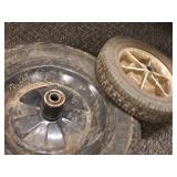 Lot of (2) Utility Replacement Wheels - 14", 9"