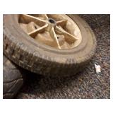 Lot of (2) Utility Replacement Wheels - 14", 9"