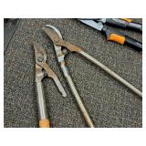 Lot of (3) Assorted Bypass Loppers/Pruners