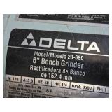 Delta 1/4-HP 6" Bench Grinder 23-680 with Stand