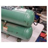 Hitachi 4-Gallon 125-PSI 2-HP Air Compressor with Dual Tanks EC12