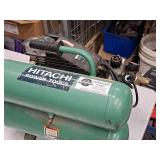 Hitachi 4-Gallon 125-PSI 2-HP Air Compressor with Dual Tanks EC12