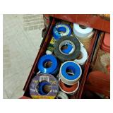 Metal Tool Box 10-drawer with Tape, Chisels, Snips, Scissors, Screwdrivers