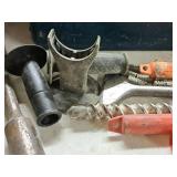 Bosch Drill 11241 with Various Drill Bits and Case