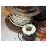 Lot of (10 Partial Spools) Assorted Electrical Wire, Various Gauge