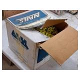 Lot of (1 Box) Plastic Cap Nails