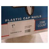 Lot of (1 Box) Plastic Cap Nails
