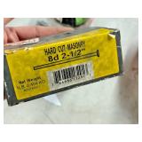 Lot of (3 Boxes) Hard Cut Masonry Nails