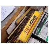 Lot of (6 Boxes) Assorted Staples