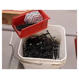 Lot of (1 Bucket) 6" Nails and Philips Head Screws