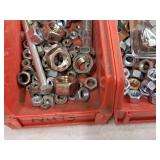 Lot of (10 Containers) Assorted Nuts, Bolts, Washers