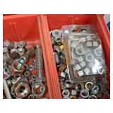 Lot of (10 Containers) Assorted Nuts, Bolts, Washers