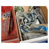 Lot of (10 Containers) Assorted Nuts, Bolts, Washers