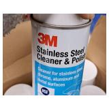 Lot of (8) 3M NFS Stainless Steel Cleaner/Polish 21-oz. Aerosol Can