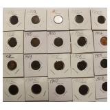 20 Indian Head Pennies 1880 - 1908
