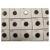 20 Indian Head Pennies 1880 - 1908