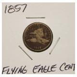 Nice 1857 Flying Eagle Cent