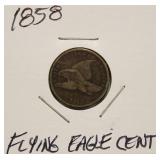Nice 1858 Flying Eagle Cent