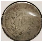 1890 Liberty Head V - Back Nickel