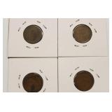 1909, 1910, 1911, 1912 Wheat Back Pennies