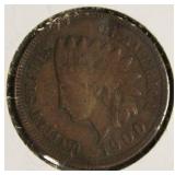 Very Nice High Grade 1900 Indian Head Penny, Full Liberty