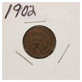 Very Nice High Grade 1902 Indian Head Penny, Full Liberty