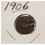 Very Nice High Grade 1906 Indian Head Penny, Full Liberty
