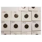 20 Indian Head Pennies, 1880 - 1907