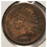 Nice High Grade 1890 Indian Head Penny
