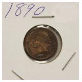 Nice High Grade 1890 Indian Head Penny