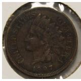 Nice High Grade 1907 Indian Head Penny