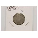 1895 Liberty Head V- Back Nickel