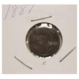 Nice High Grade 1887 Indian Head Penny
