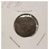 Nice High Grade 1891 Indian Head Penny