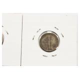 1943 Mercury & 1964 - D Roosevelt Silver Dime