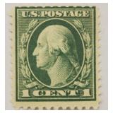 George Washington 1789 - 1797 U.S, Postal 1 Cent Stamp Very Rare Find