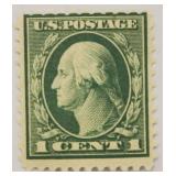 George Washington 1789 - 1797 U.S, Postal 1 Cent Stamp Very Rare Find