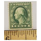 George Washington 1789 - 1797 U.S, Postal 1 Cent Stamp Very Rare Find