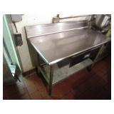 Stainless Steel Table w/Drawer 24"x48"x39"