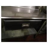 Stainless Steel Table w/Drawer 24"x48"x39"