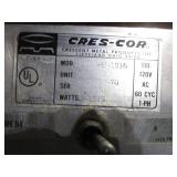 Cres-Cor Alum Warming Cabinet 21"x31"x69"