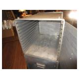 (3) Alum Catering Boxes 19"x19"x27"