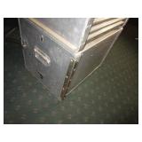 (3) Alum Catering Boxes 19"x19"x27"