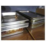 Stainless Steel Food Pans Lids